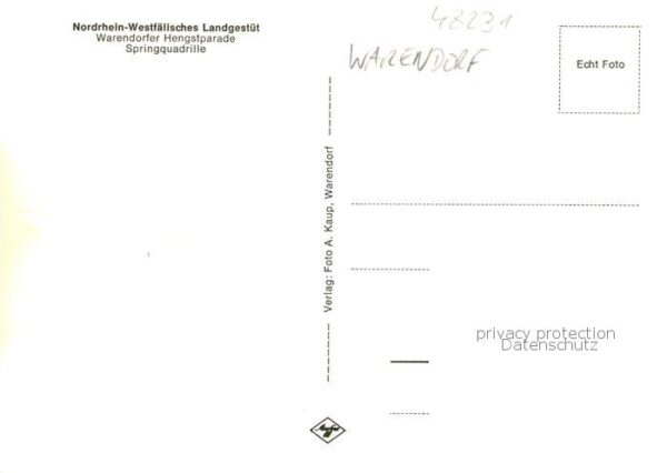 Warendorf Nordrhein-Westfaelisches Landgestuet Warendorfer Hengstparade Springqu – Bild 2