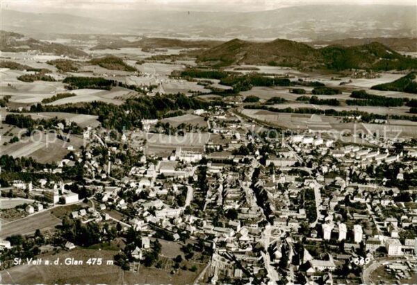 St Veit Glan Kaernten AT Fliegeraufnahme