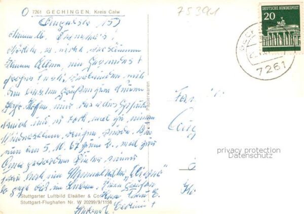 Gechingen Fliegeraufnahme – Bild 2