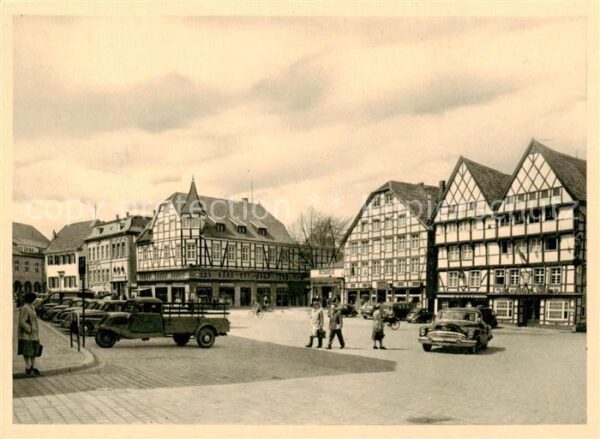 Soest DE NRW Marktplatz Fachwerkhaeuser