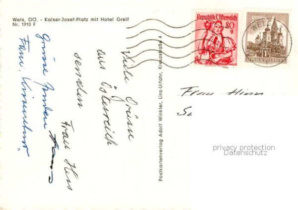 Wels Oberoesterreich AT Kaiser Josef Platz Hotel Greif – Bild 2
