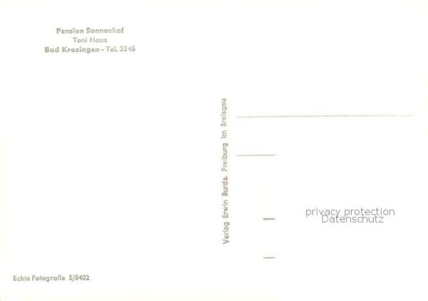Bad Krozingen Thermalkurort Pension Sonnenhof – Bild 2