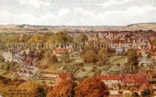 Sevenoaks  UK From Parish Church Tower