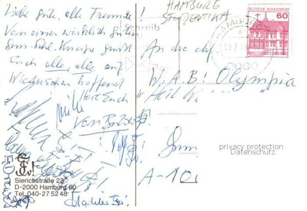 Hamburg Wappen der Hamburger Burschenschaft Germania – Bild 2