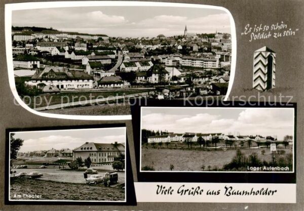 Baumholder Nahe Panorama Am Theater Lager Aulenbach