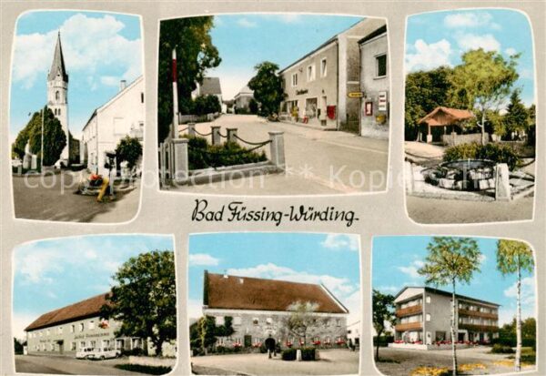 Wuerding Bad Fuessing Kirche Ortspartien
