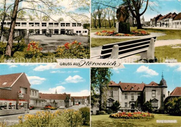 Noervenich Schule Anlagen Ortspartie Burg Gymnich