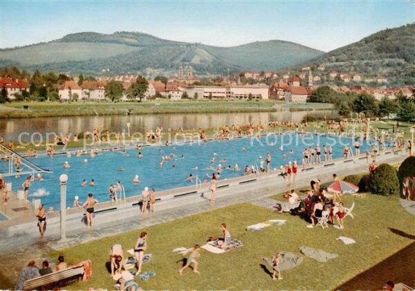 Eberbach Baden Neckar Strandbad