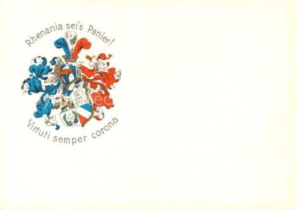 Heidelberg Neckar Corps Rhenania Wappen