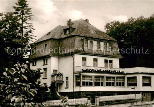Rengsdorf Haus Westerwald Erholungsheim des Vereins der Textilunternehmer M-Glad