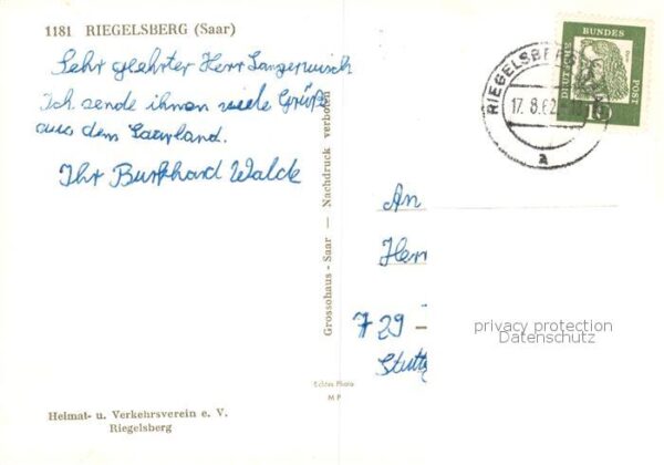 Riegelsberg  Saarbruecken Strassenpartie – Bild 2