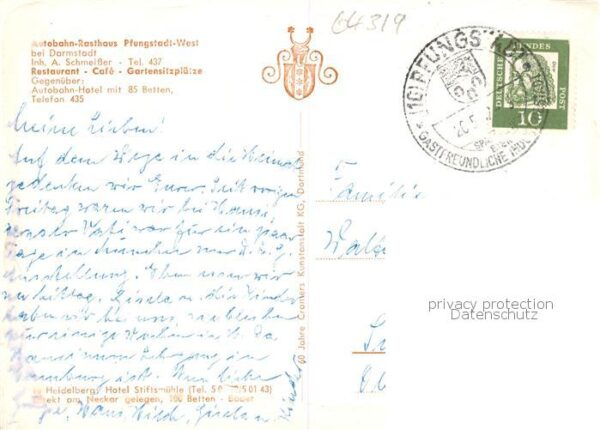 Pfungstadt Autobahn Rasthaus Pfungstadt West – Bild 2