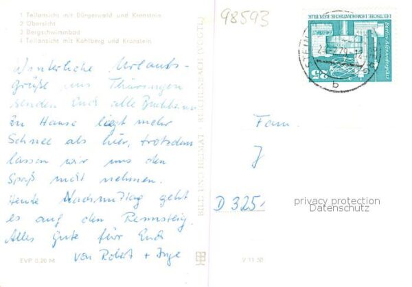 Helmershof Struth-Helmershof Floh-Seligenthal Buergerwald mit Kronstein Panorama – Bild 2