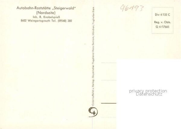 Weingartsgreuth Autobahn Raststaette Steigerwald Fliegeraufnahme – Bild 2