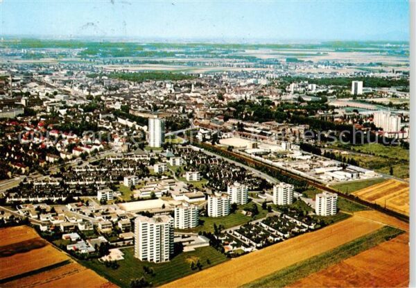 Frankenthal  Pfalz Carl Bosch Siedlung Fliegeraufnahme