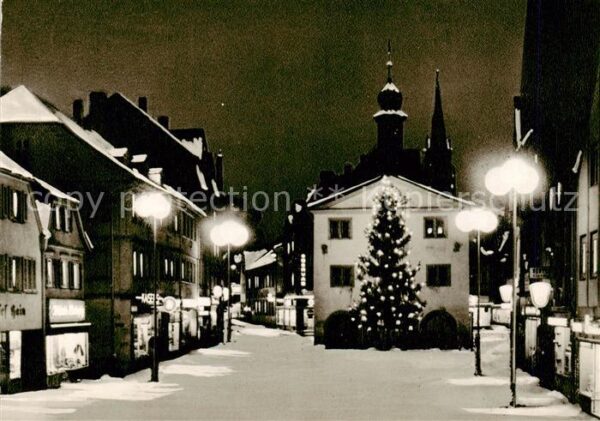 Bad Kissingen Weihnachtliche Strassenpartie