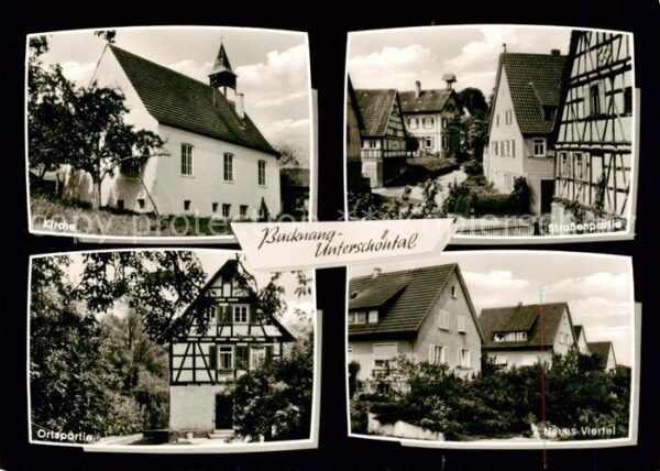 Unterschoental Kirche Strassenpartie Ortspartie Neues Viertel