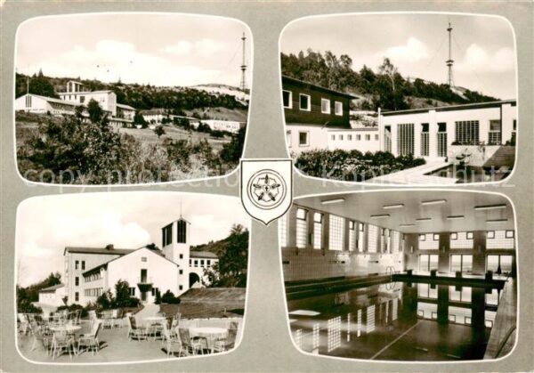 Hesselberg Gunzenhausen Ev luth Volkshochschule Teilansichten Hallenbad