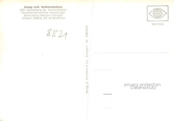 Hesselberg Gunzenhausen Ev luth Volkshochschule Teilansichten Hallenbad – Bild 2