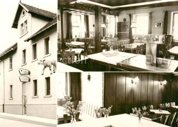 Leinach Unterfranken Gasthaus Zum Lamm Gastraeume