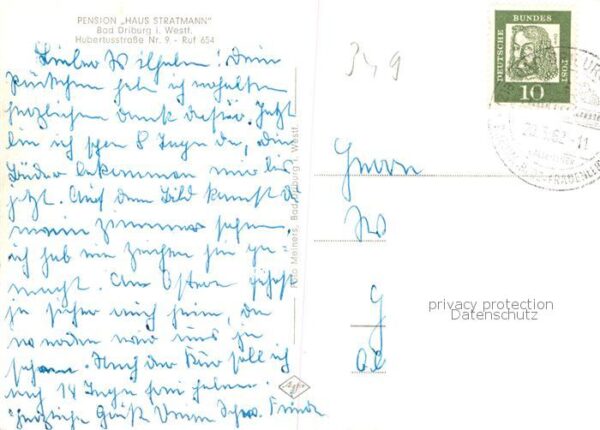 Bad Driburg Pension Haus Stratmann Gastraeume – Bild 2