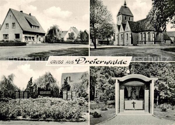 Dreierwalde Hoerstel Kaufladen Kirche Park Friedhof