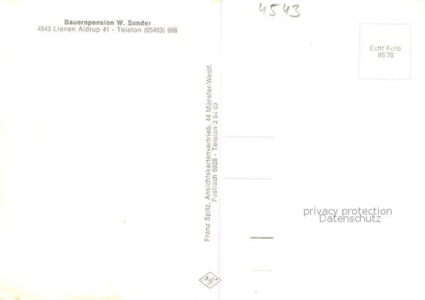 Lienen  Westfalen Pension Sander Gartenterrasse – Bild 2