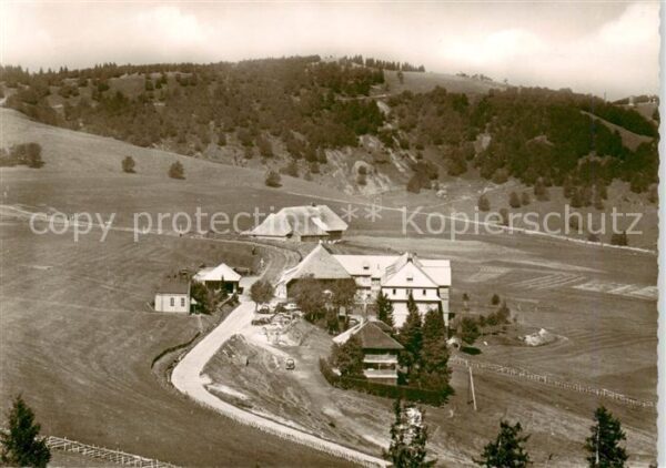 Schauinsland Oberried BW Hotel Halde Fliegeraufnahme