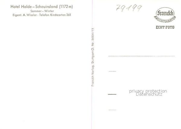 Schauinsland Oberried BW Hotel Halde Fliegeraufnahme – Bild 2