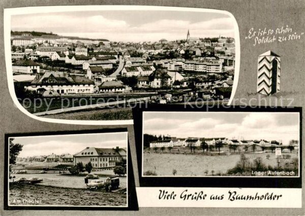 Baumholder Nahe Panorama Am Theater Lager Aulenbach