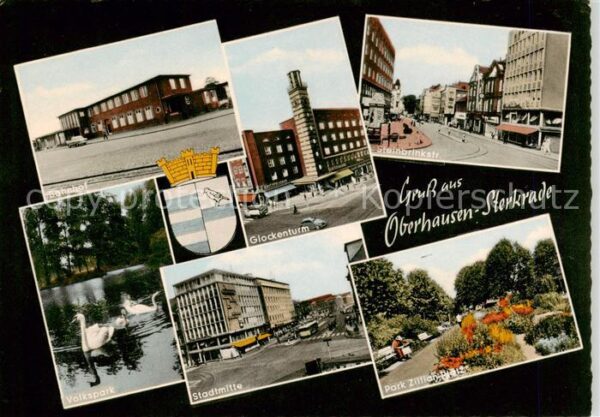 Sterkrade Oberhausen NRW Bahnhof Glockenturm Steinbrinkstrasse Volkspark Stadtmi