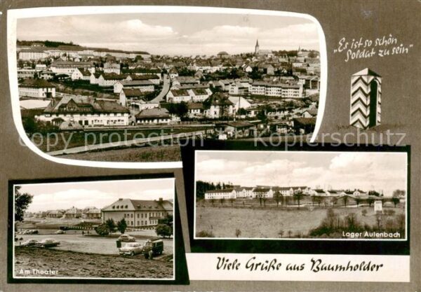 Baumholder Nahe Panorama Am Theater Lager Aulenbach