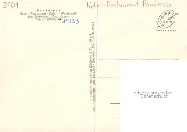 Zierenberg Fliegeraufnahme mit Hotel Restaurant Ponderosa im Westernstil – Bild 2