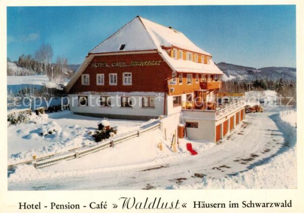 Haeusern Schwarzwald Hotel Pension Cafe Waldlust