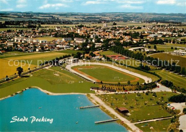 Pocking Fliegeraufnahme mit Therme und Stadion