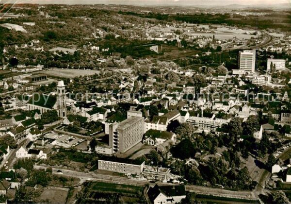 Isenburg Horb Neckar Kaufhaus Overmeyer Fliegeraufnahme