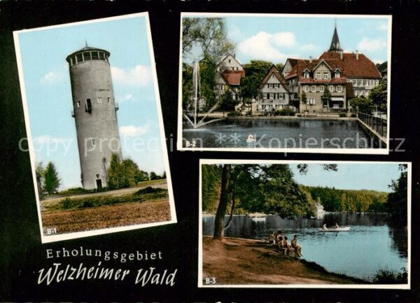 Kaisersbach  Welzheim Wasser und Aussichtsturm Kaisersbach Feuersee Welzheim Ebn