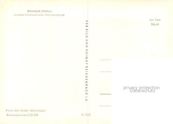 Roemhild Landwirtschaftliche Berufsschule – Bild 2
