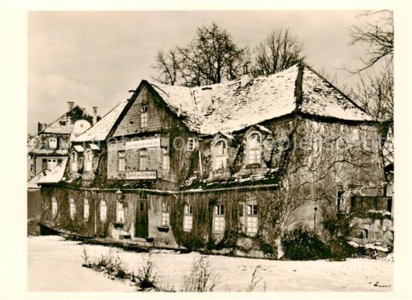 Marburg Lahn Altes Wirtshaus an der Lahn Gasthof zum Schuetzenpfuhl