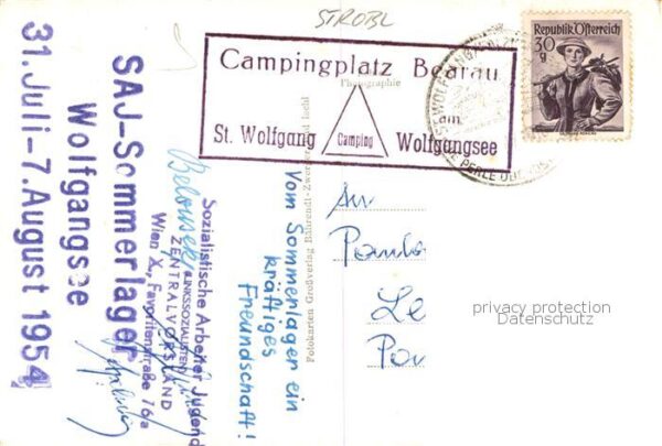 Strobl Wolfgangsee AT Campingplatz Panorama – Bild 2
