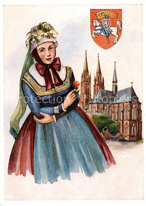 Marburg Lahn Marburger Trachten Kirche Wappen