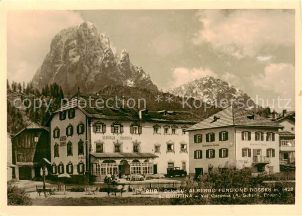Santa Cristina Valgardena Albergo Pensione Dosses Val Gardena Groeden mit Langko