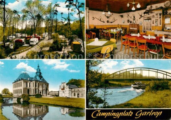 Gartrop-Buehl Huenxe Campingplatz Gartrop Restaurant Gaststube Bruecke