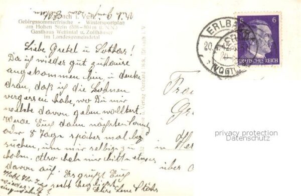 Erlbach  Vogtland Gasthaus Wettintal und Zollhaeuser im Landesgemeindetal – Bild 2