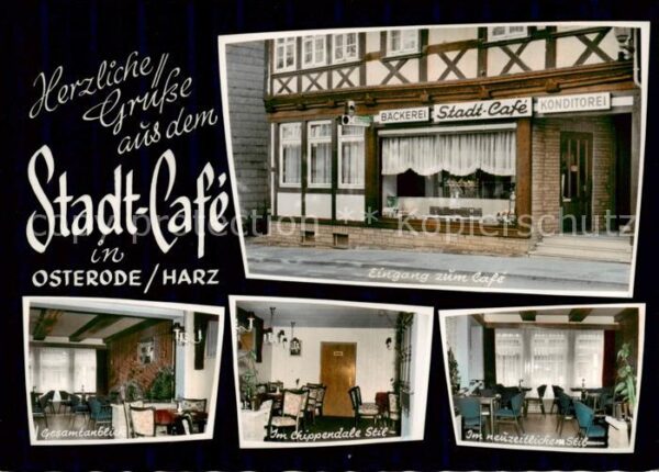 Osterode Harz Baeckerei Stadt Cafe Konditorei Steinbeisser Eingang Gaststube Im