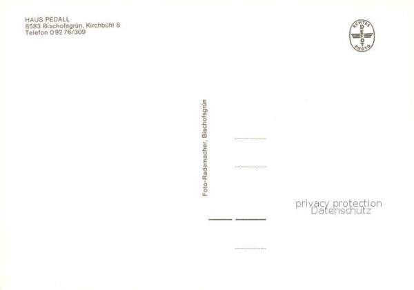 Bischofsgruen Haus Pedall – Bild 2