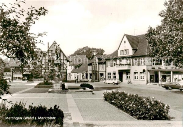 Mettingen Westfalen Marktplatz