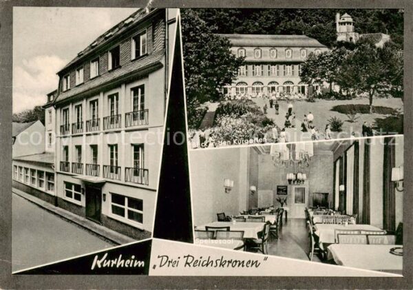 Bad Bertrich Kurheim Drei Reichskronen Kurgarten Speisesaal