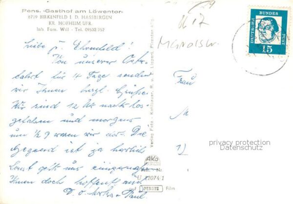 Birkenfeld Hassberge Gasthof am Loewentor – Bild 2