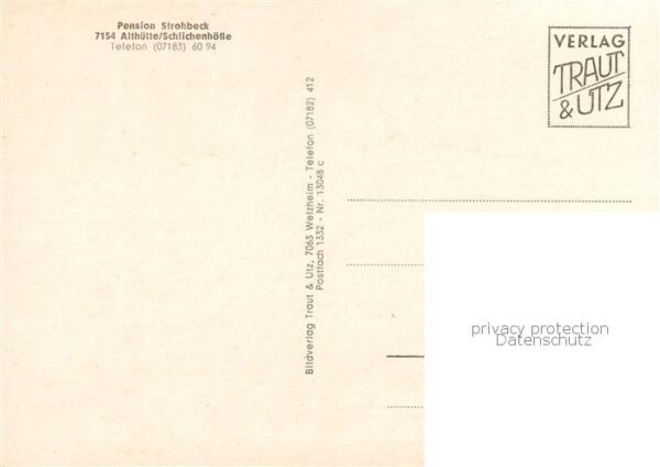 Althuette Wuerttemberg Pension Strohbeck Schlichenhoefle – Bild 2